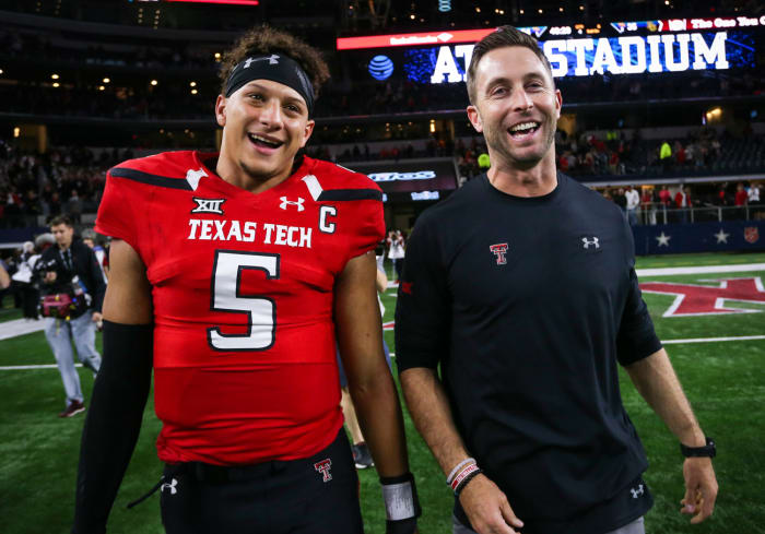 With Kingsbury, who was himself a prolific Air Raid QB at Texas Tech (and who threw all of two passes in the NFL).